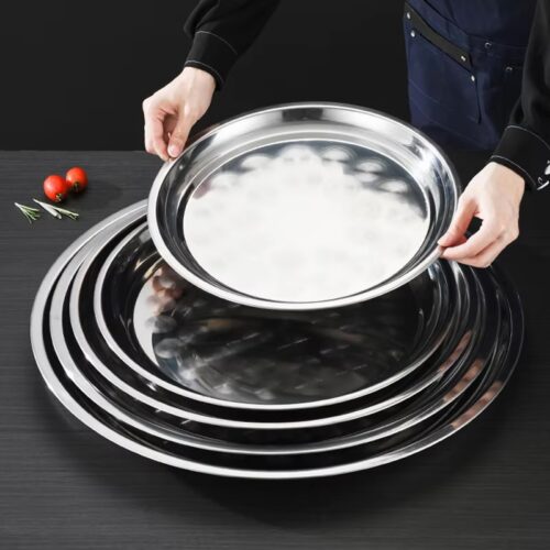 صينيه ستيل مقاس 60 سم